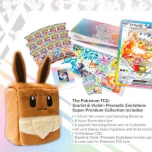 Pokémon Prismatic Evolutions Eevee Super Premium Collection